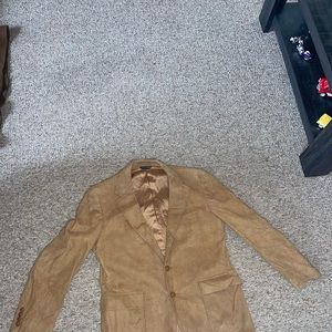 Van Heusen Men's Corduroy Blazer Size unknown Regular Brown Sports Coat Jacket